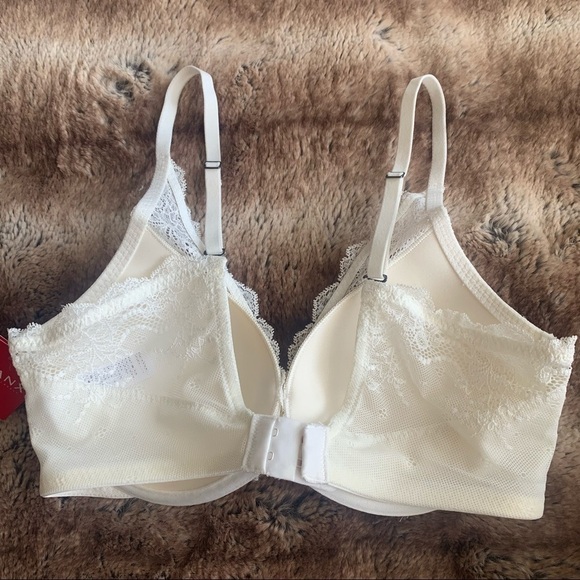 Spanx Push-Up Plunge Bra White Lace - Picture 3 of 8